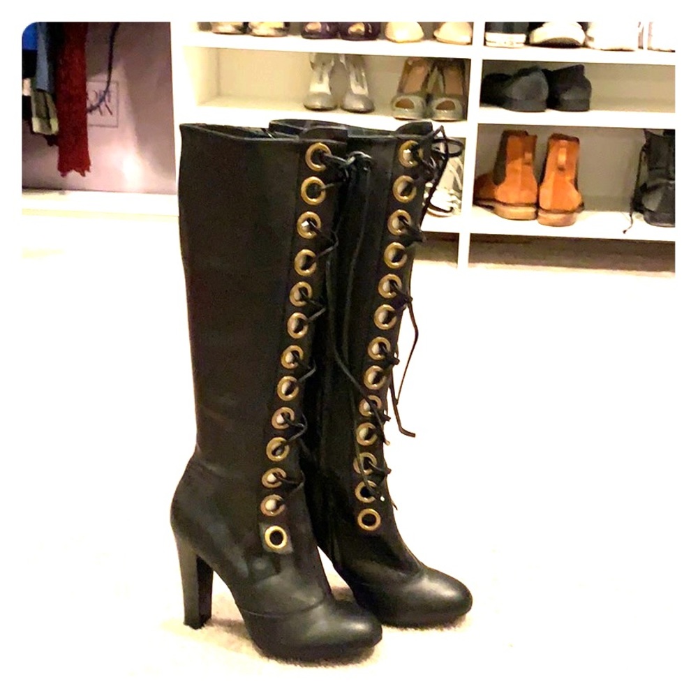 Lace up boots